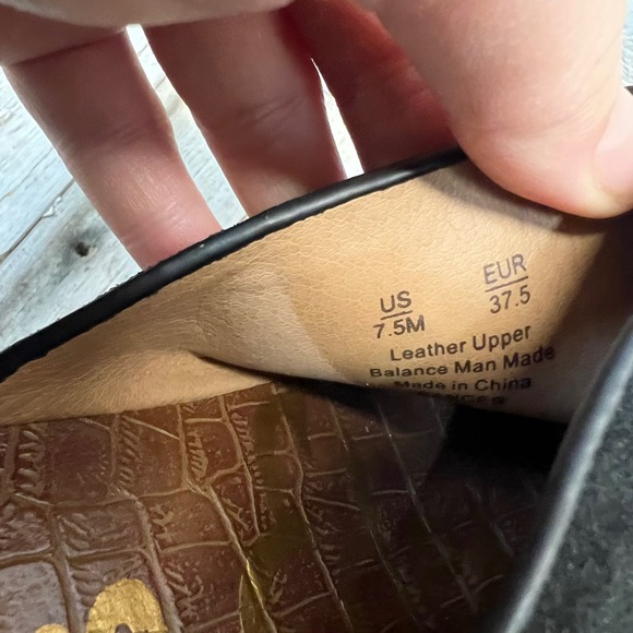 Sam Edelman Ranger Cork Wedge Slide Black Suede Platform Sandals 7.5 - Picture 8 of 8